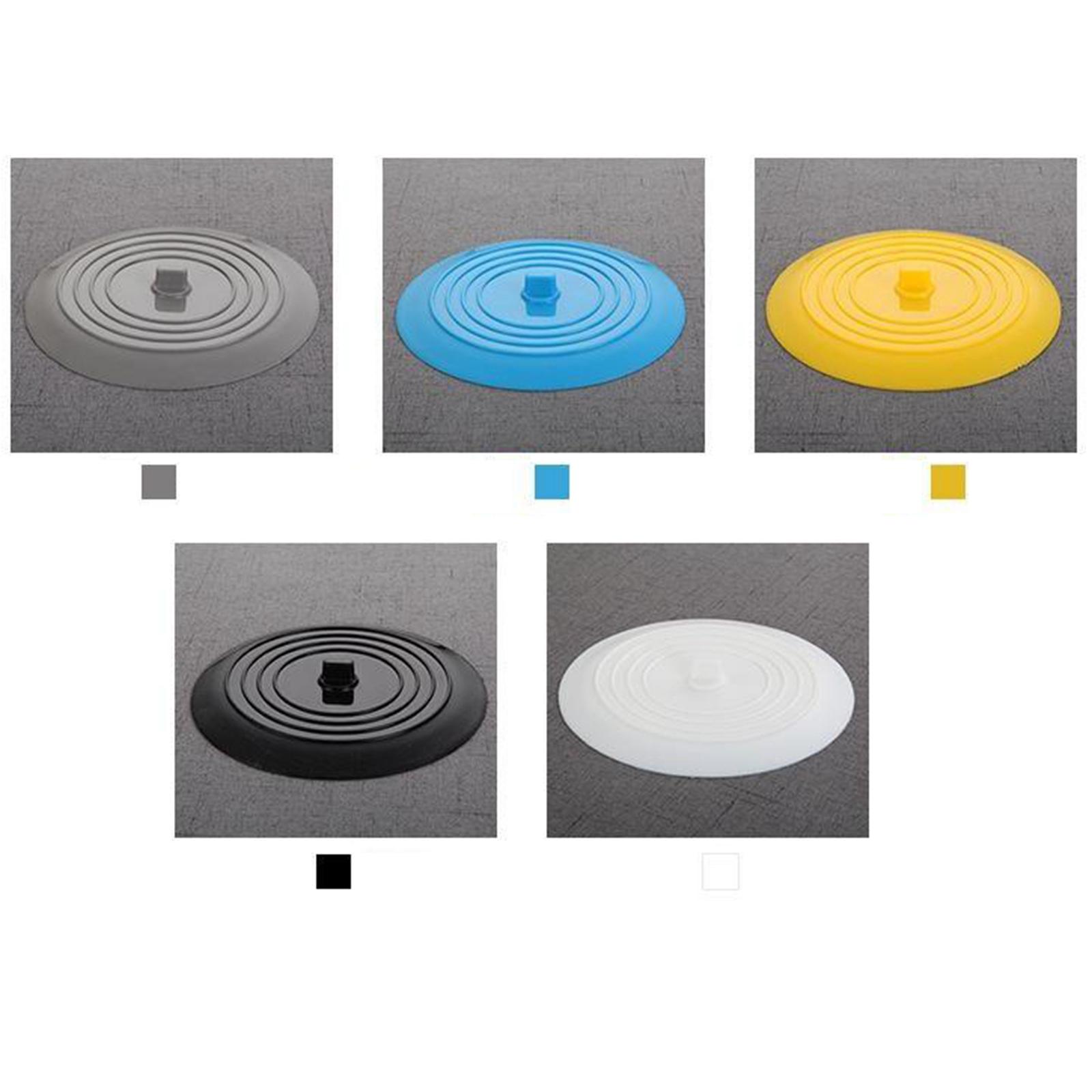 Silicone Tub Stopper Bathtub Drain Stopper Sealing Sink Stopper White