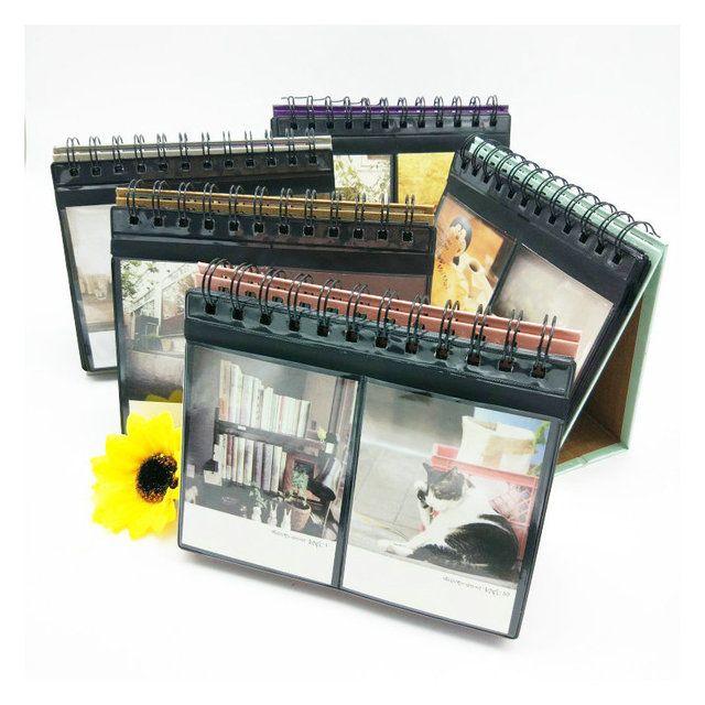 Album ảnh để bàn chứa 68 ảnh 6x9 trang trí bàn làm việc, kệ tủ binder card, đựng thẻ ảnh lomocard, card visit