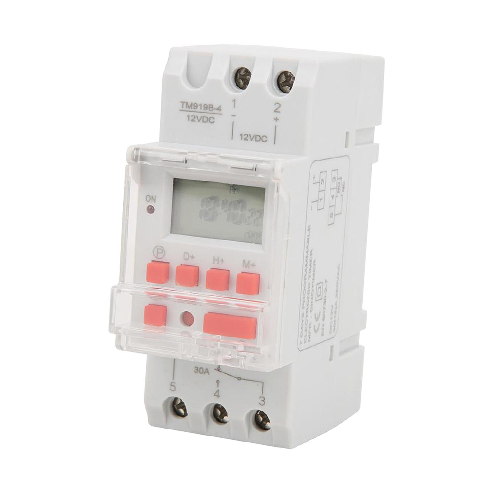 Timer din Rail 16 On Off Timer Settings for Fans Appliances