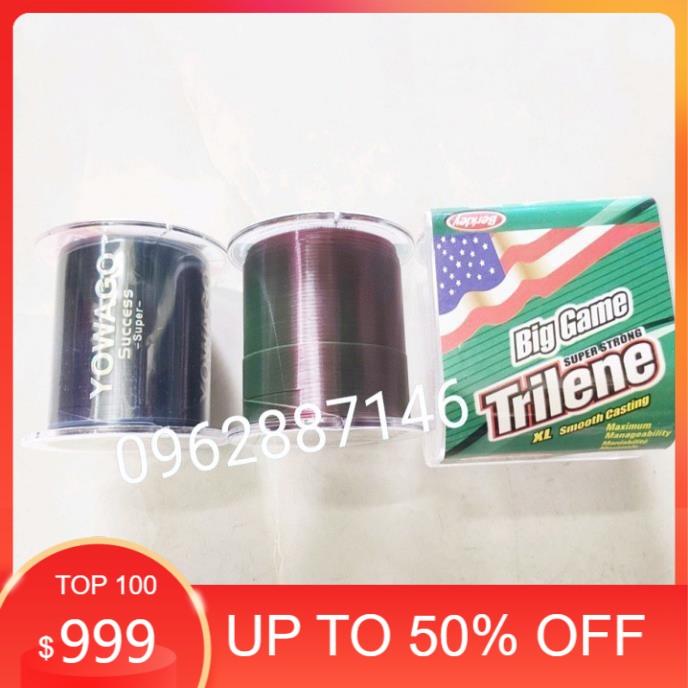 Cước câu cá TRILINE 500M tàng hình CƯỚC MỸ