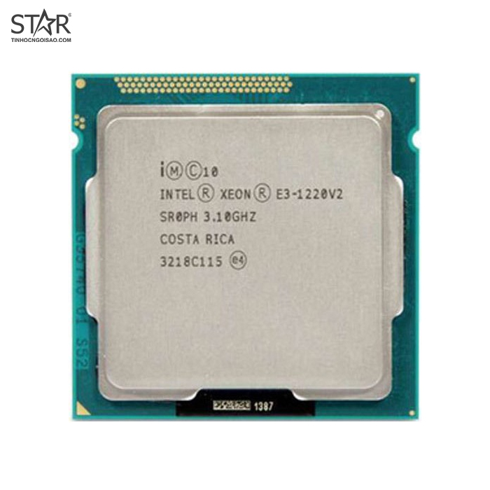 CPU Intel Xeon E3 1220v2 Socket 1155 (3.50GHz, 8M, 4 Cores 4 Threads) - Hàng nhập khẩu