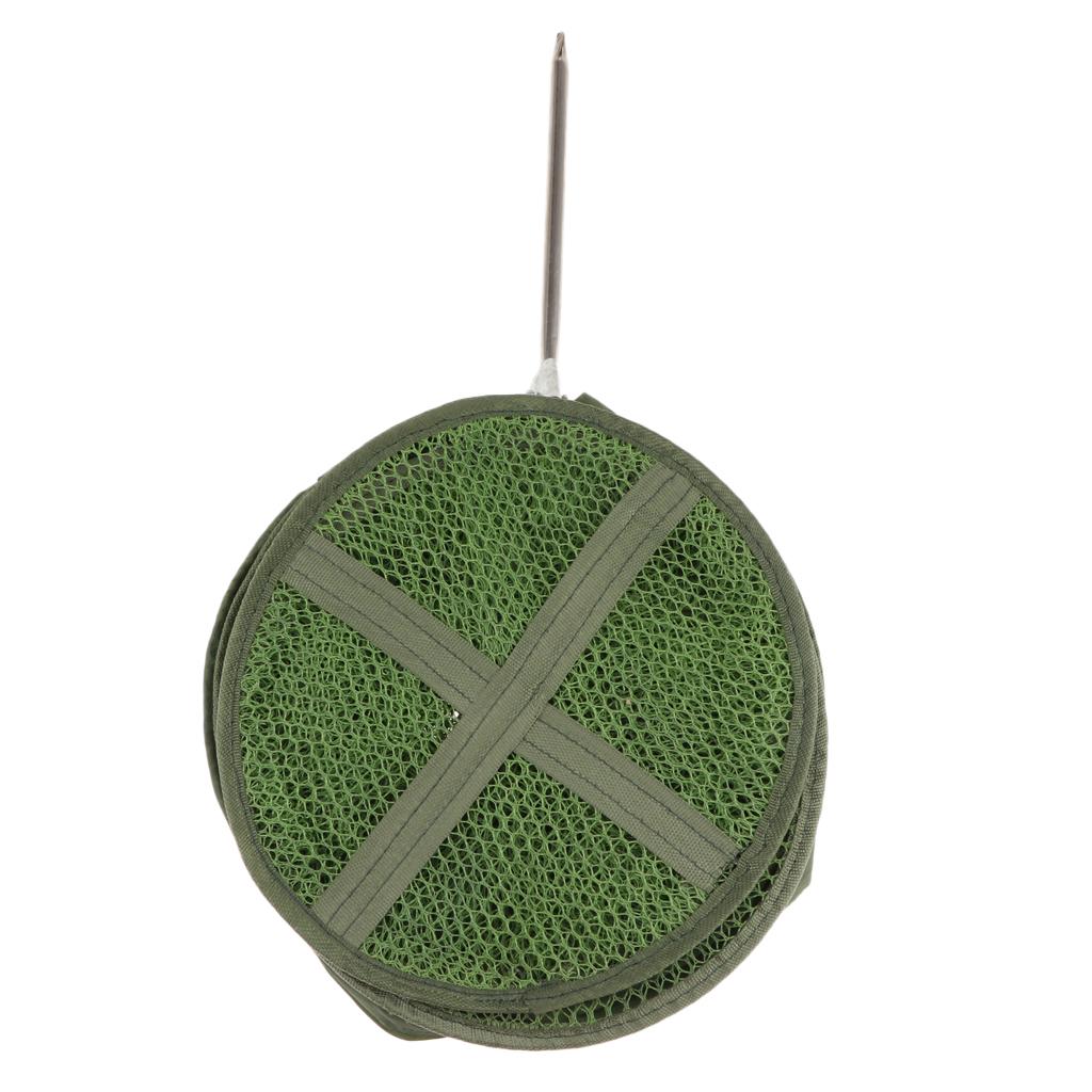 Foldable Crab Net Lobster Shrimp Fishing Trap Bait Pot Dip Net Cage