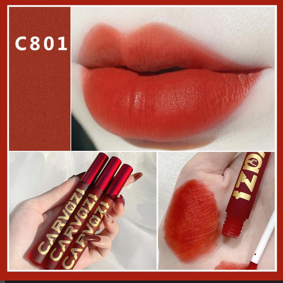 Son kem Carvazi Dusk Pink Fog Lip Puree chất mịn mượt đẹp siêu lì 1.7g