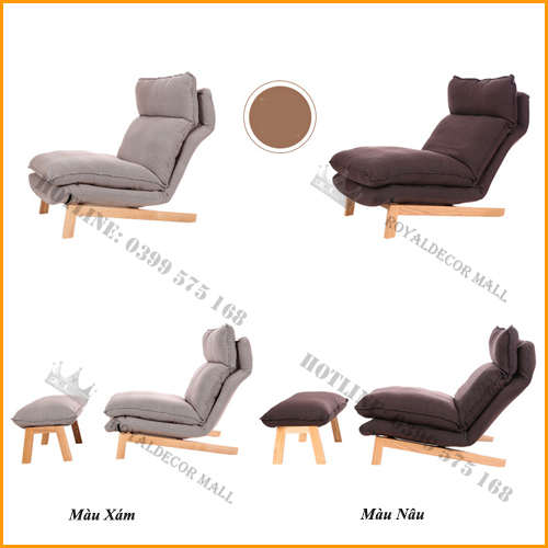 Ghế Thư Giãn Thiết Kế Phong Cách Nhật Bản, Ngả 180 độ Thông Minh Tiện Lợi Cho Ngôi Nhà Bạn-RoyaldecorHN