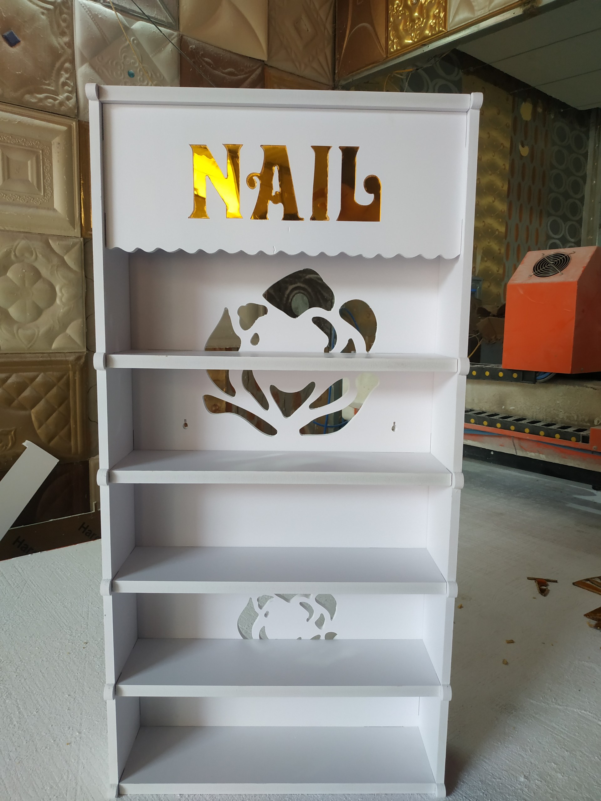 Kệ đựng sơn Nail hoa hồng