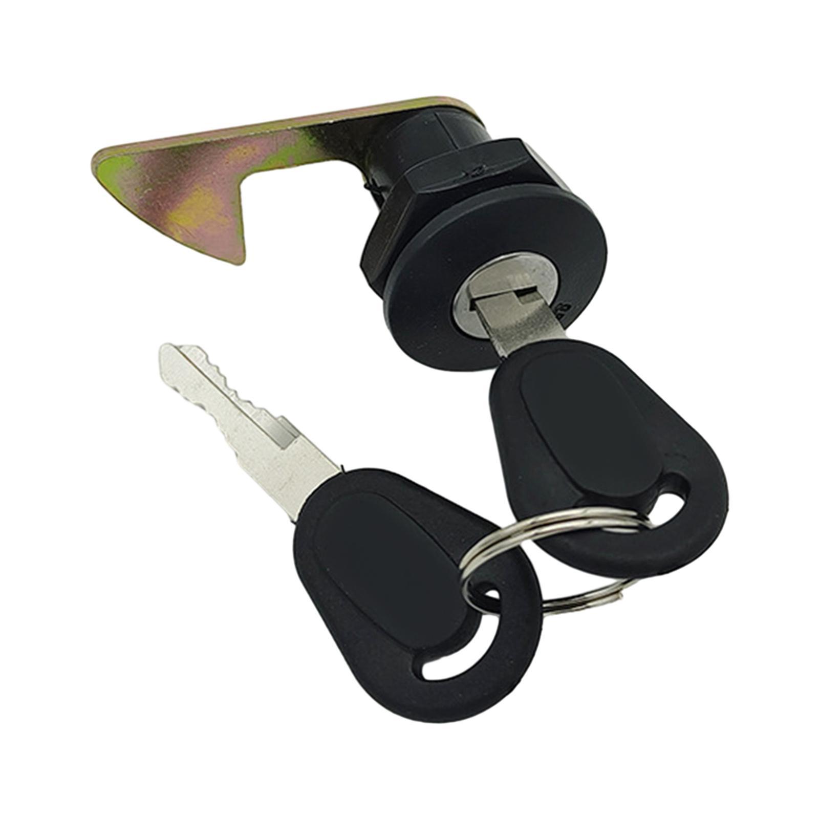 Motorcycle Rear Trunk Lock Sturdy with 2 Keys Rear Trunk Case Lock Accessory