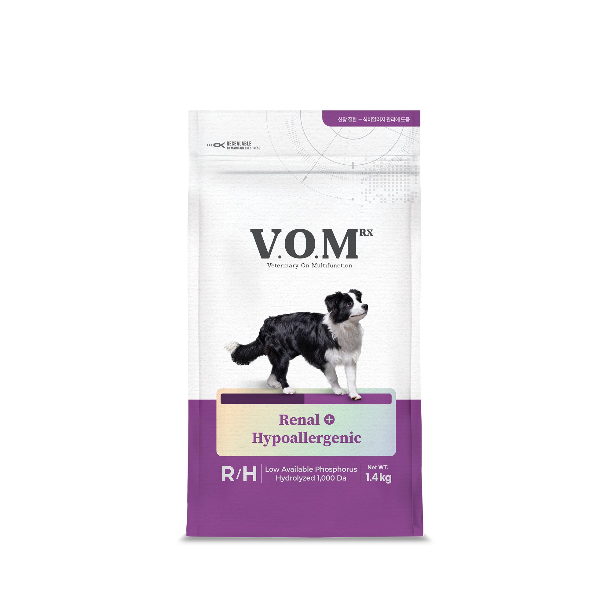 [1.4kg] VOM - Hạt thức ăn hỗ trợ trị liệu đa chức năng dành cho chó