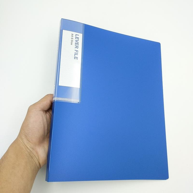 Bìa 1 Kẹp Plus 82-V137C - Xanh Dương