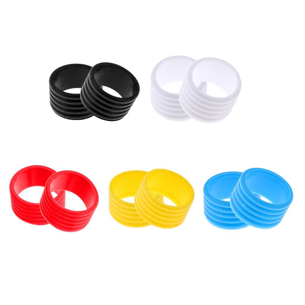 2 Pieces Durable Badminton Tennis Racket Fix Rings Band Accessories