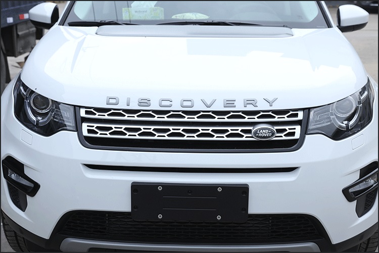 Tem DISCOVERY chữ nổi dán trang trí nắp CAPO ô tô