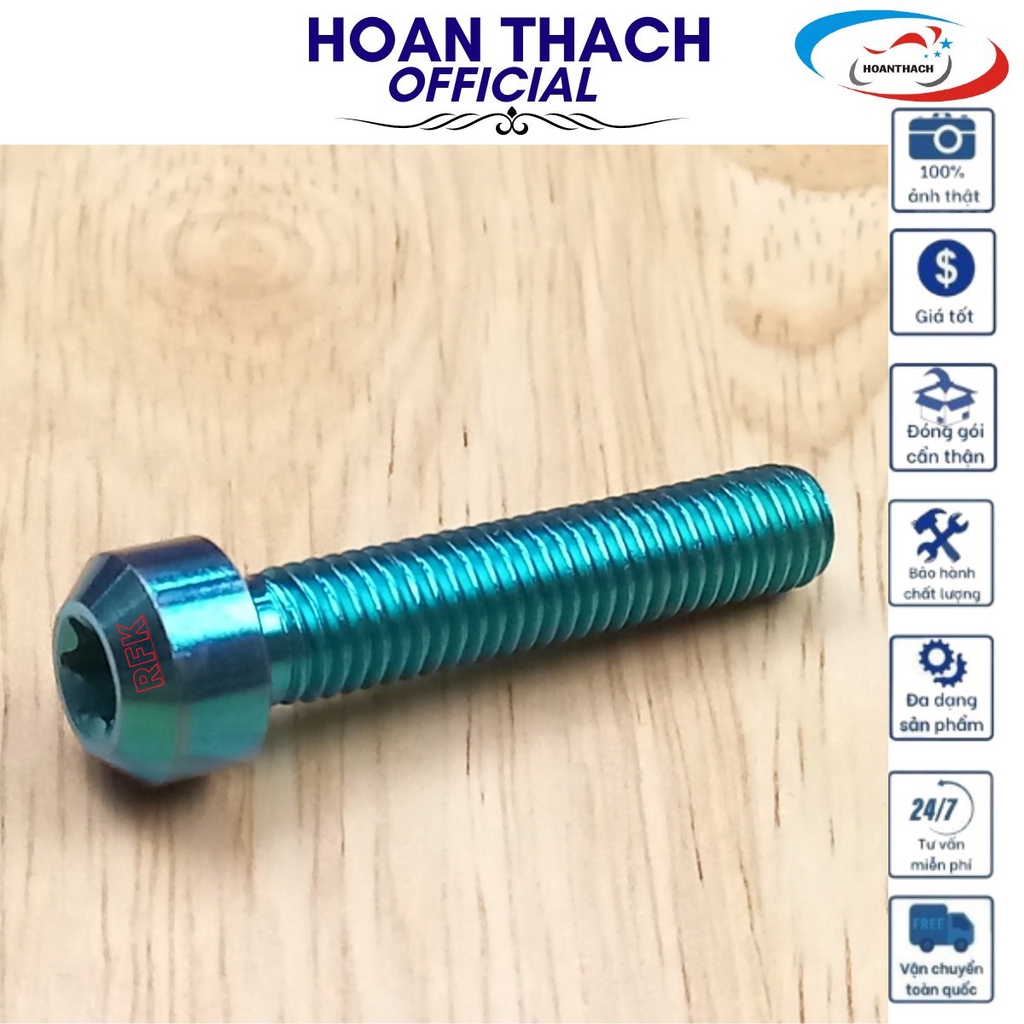 Ốc Gr5 8L40 Trụ Xanh Lục Bảo dùng cho nhiều dòng xe SP016444 (giá bán 1 con)