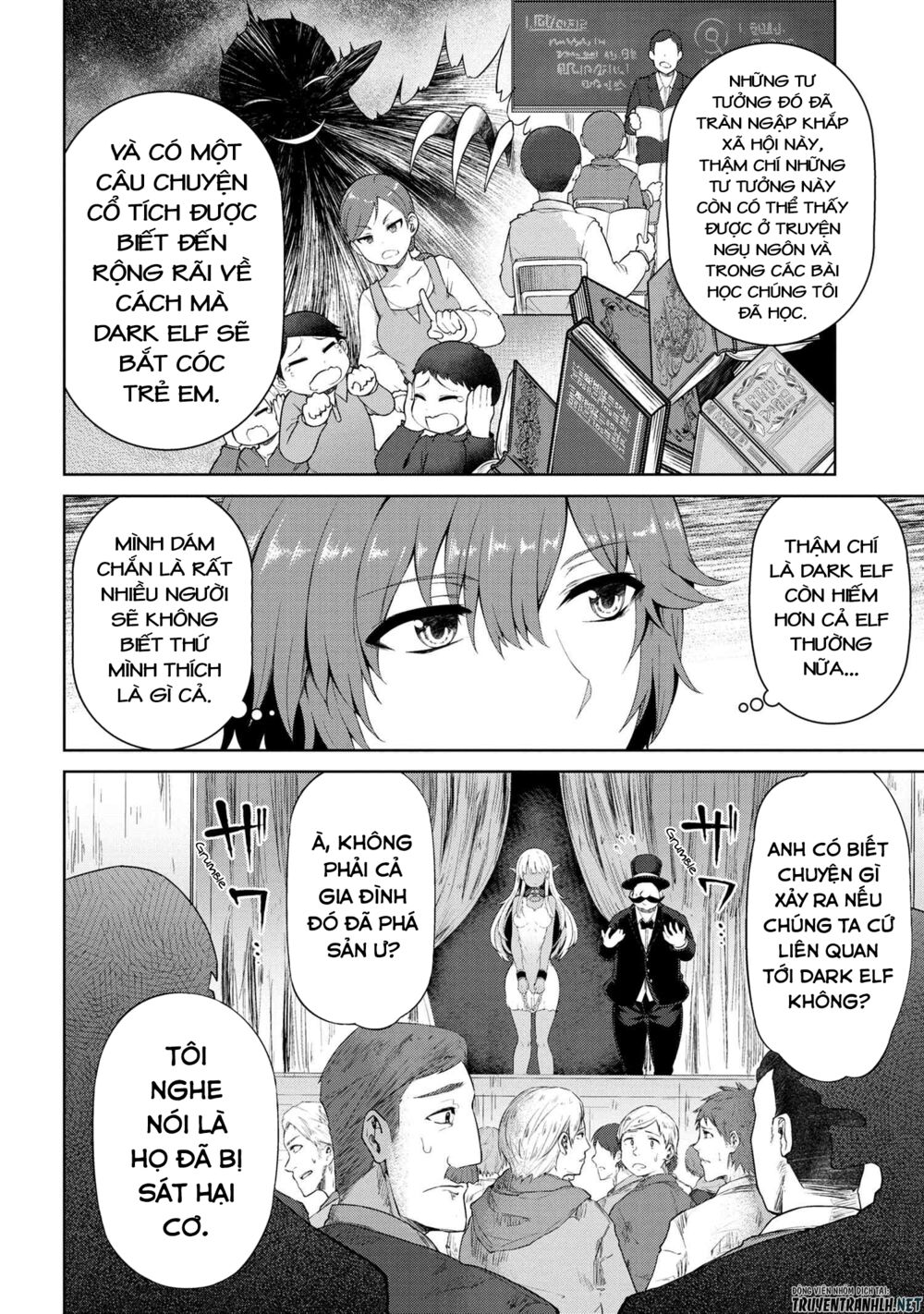 ngôi nhà của tôi đã bị đốt cháy, thế thì tại sao tôi không dùng hết số tiền còn lại để mua nô lệ dark elf? chapter 1 20