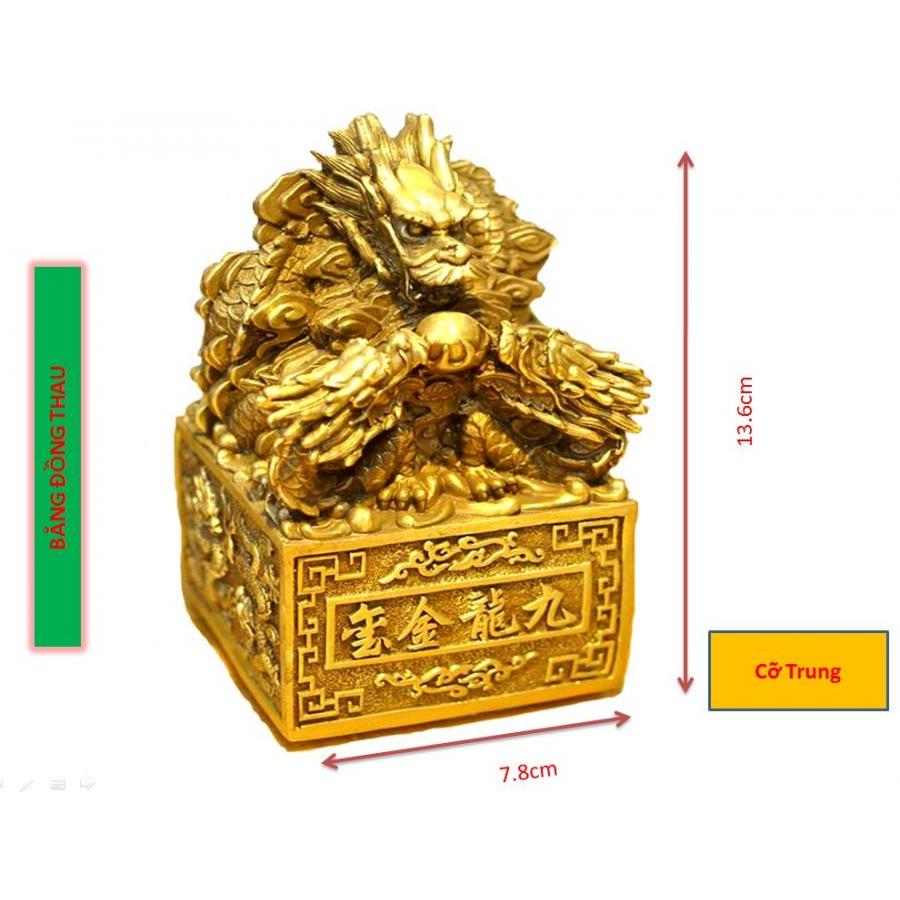 Cửu Long Kim Ấn bằng đồng thau