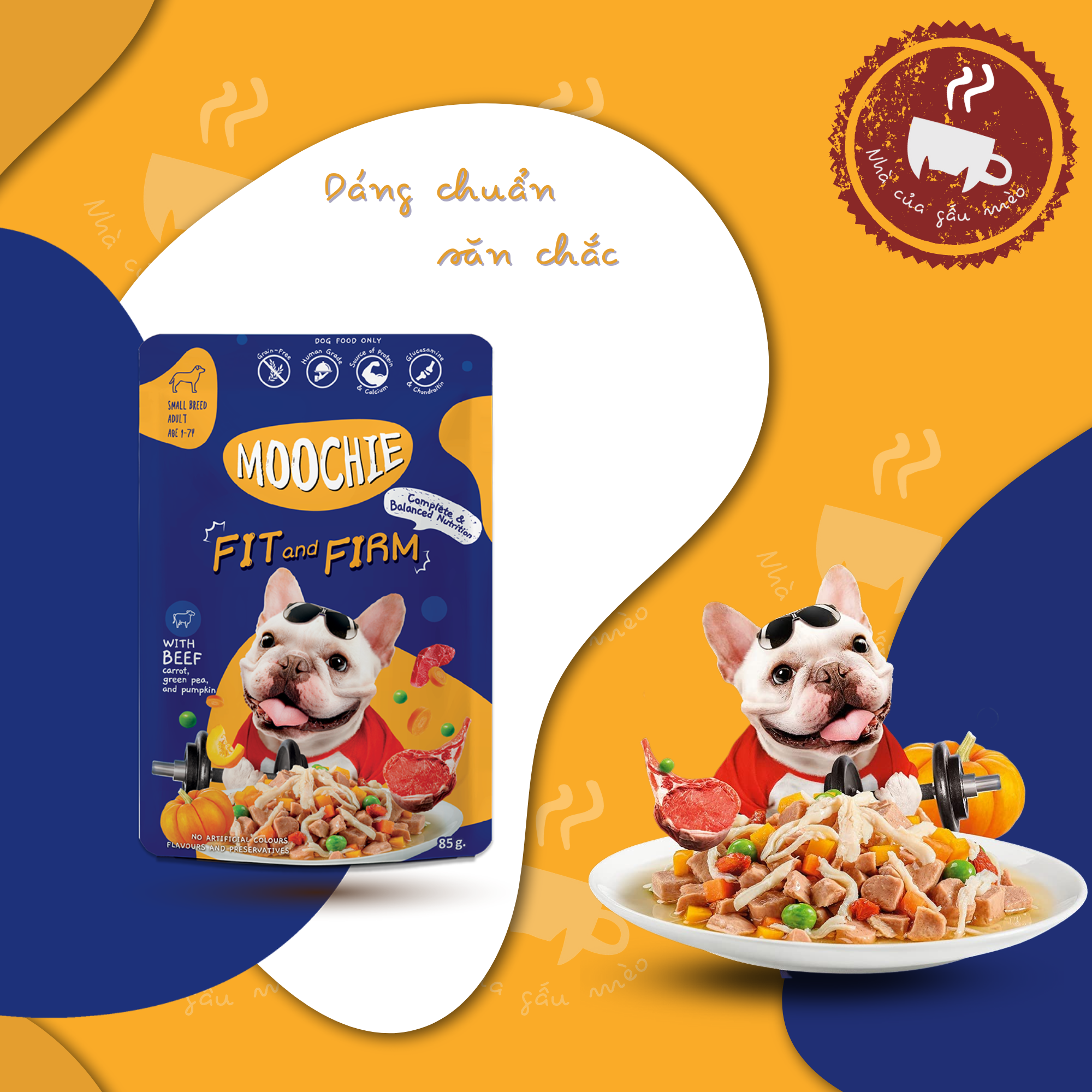 Combo 12 gói Pate Moochie dành cho chó mọi lứa tuổi