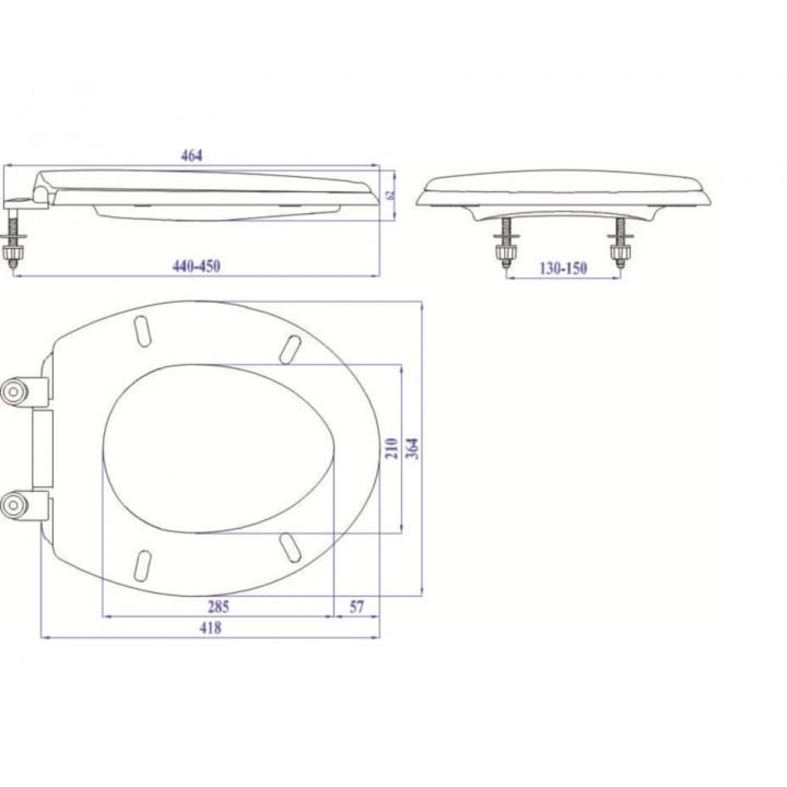 Nắp Bồn Cầu, Nắp Bồn Cầu Màu Trắng