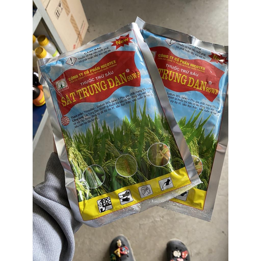 Thuốc trừ sâu Sát Trùng Đan 95WP trừ bọ trĩ, sâu đục thân, sâu cuốn lá hại lúa; sâu xanh