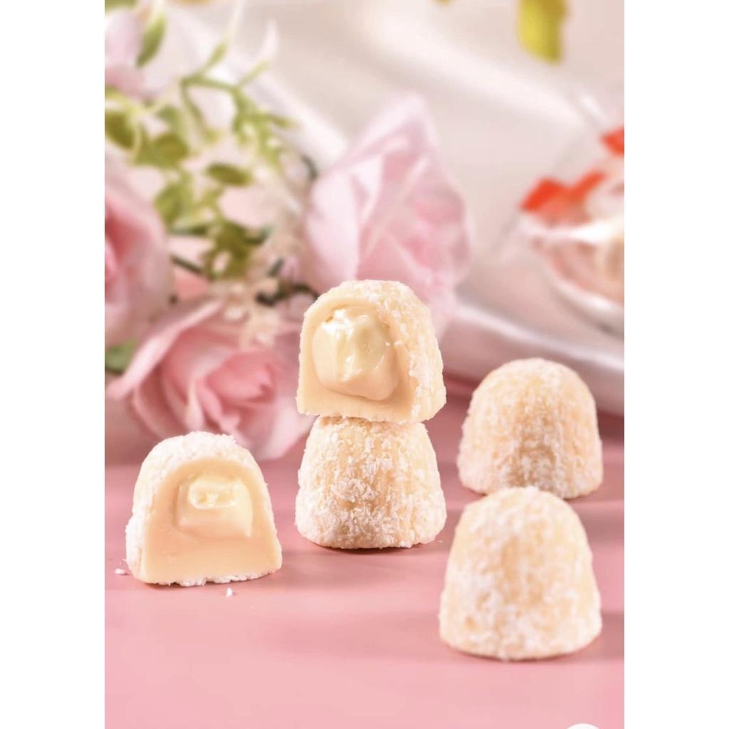 Kẹo socola trắng Delicate Mỹ mềm ngọt nhân kem hạnh nhân cao cấp siêu ngon