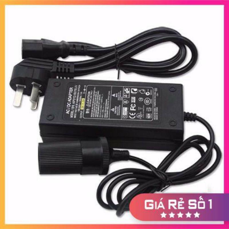 Bộ Chuyển Đổi Nguồn Điện Gia Đình 220V Sang12V Nguồn Tẩu Ô Tô