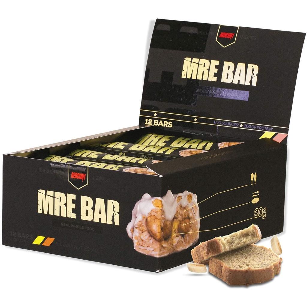 Redcon1 Mre Bar Thanh bar Bổ Sung Protein Thay Thế Bữa Ăn Phụ - 12 Thanh/Hộp