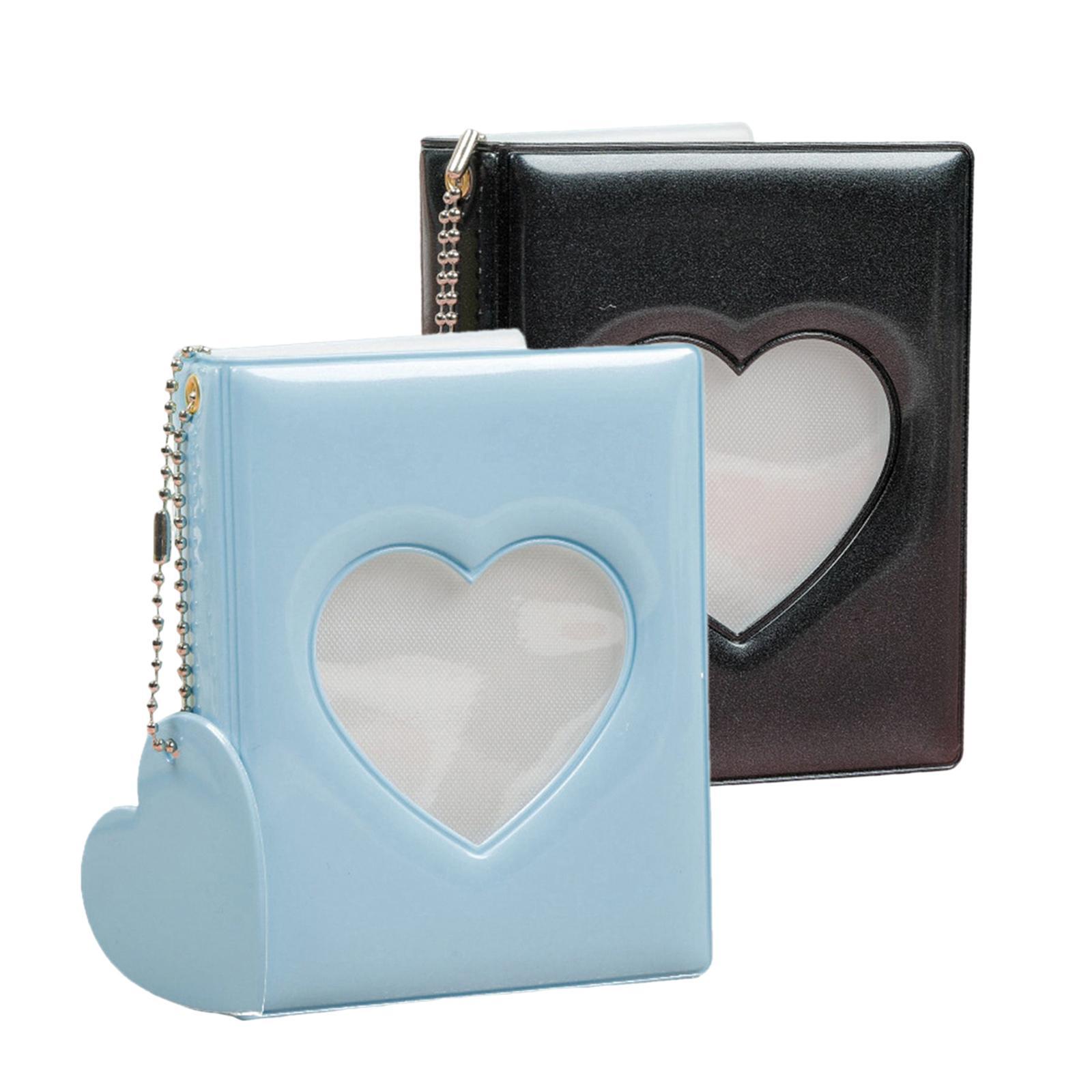 2Piees Portable 3 inch Photo Card Holder Mini Picture Album