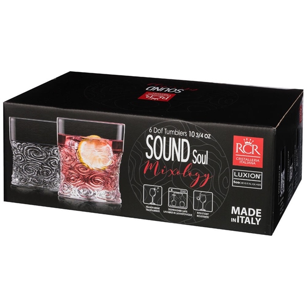 Ly Thuỷ Tinh Pha Lê Ý RCR - Sound Soul Dof Tumblers 320 ml