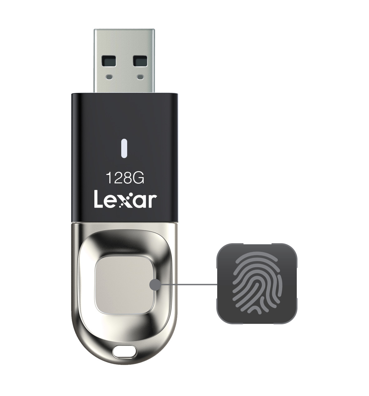 USB Lexar F35 JumpDrive Fingerprint 128GB - USB 3.0 - Hàng Chính Hãng