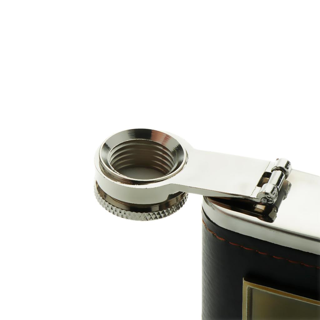 Russia High Grade Hip Flask 230ml/8oz Stainless Steel Flagon Whiskey Bottle