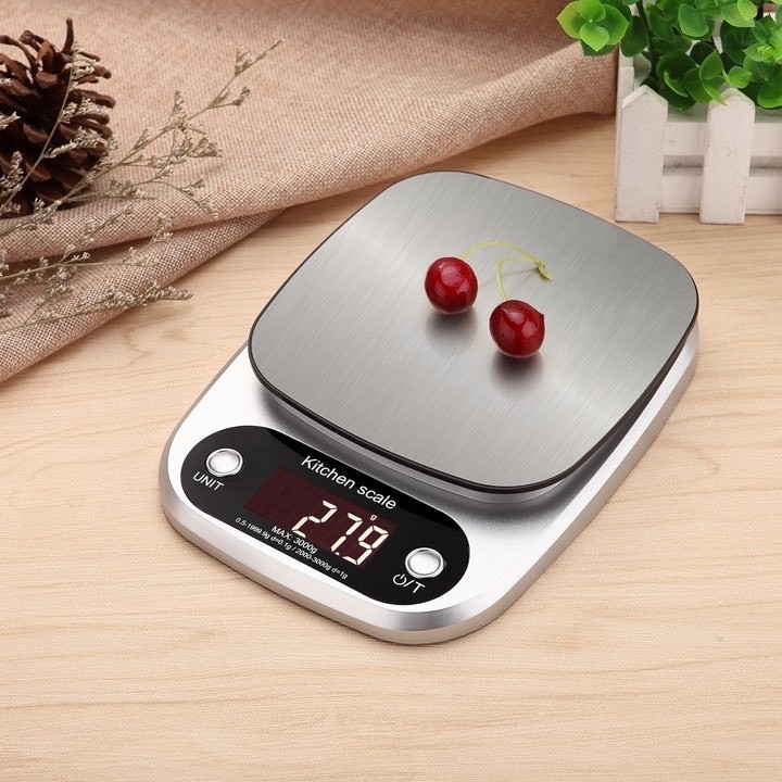 Cân điện tử mini dùng trong nhà bếp cân thực phẩm làm bánh Ebalance Kitchen Scale 10kg/1g kèm pin