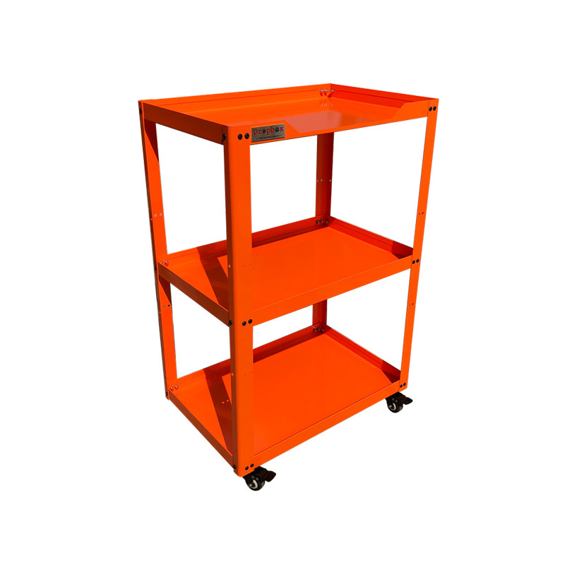 Xe đựng dụng cụ thông ngăn 3 ngăn - DB03 - Màu Cam ∣ Xanh dương - Kích thước W600 x D400 x H900