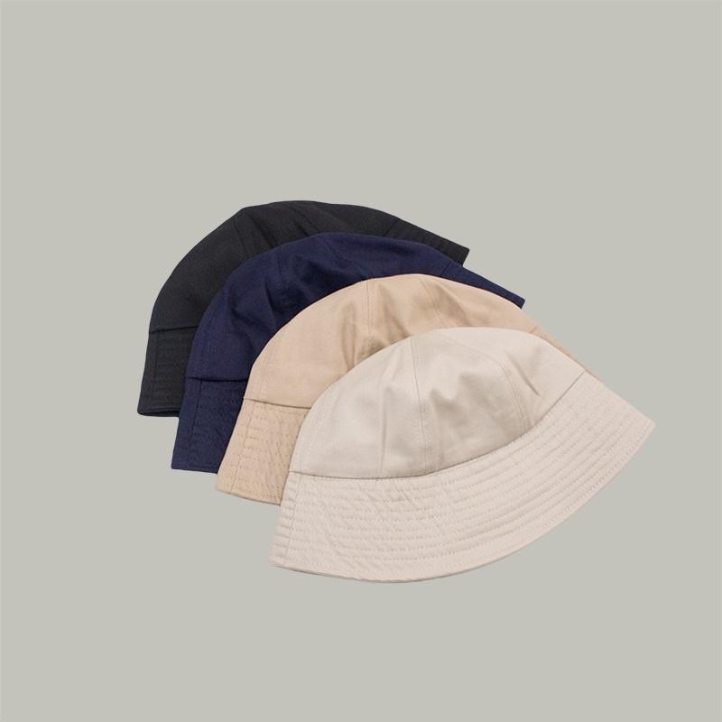 Nón bucket canvas trơn ngắn style Ulzzang tiktok xinh xắn