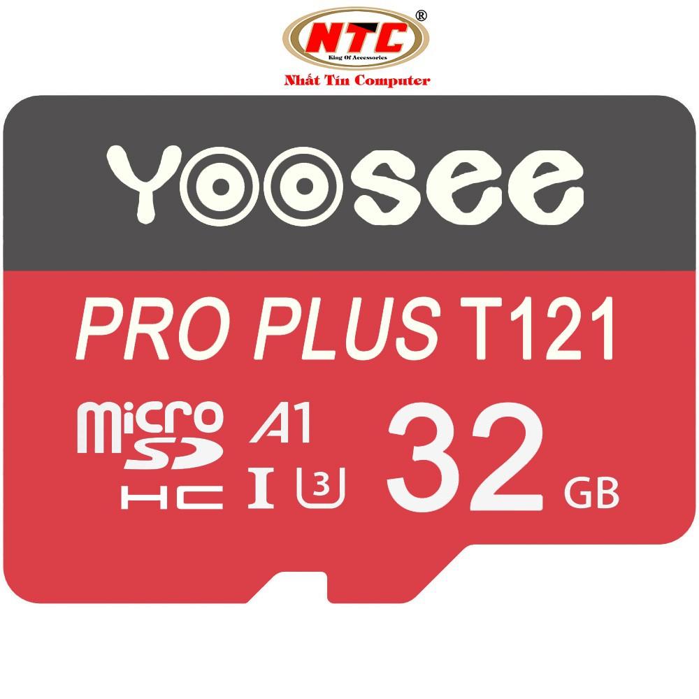 Thẻ nhớ microSDHC Yoosee Pro Plus 32GB A1 U3 4K R95MB/s W45MB/s (Đỏ) - chuyên camera và điện thoại