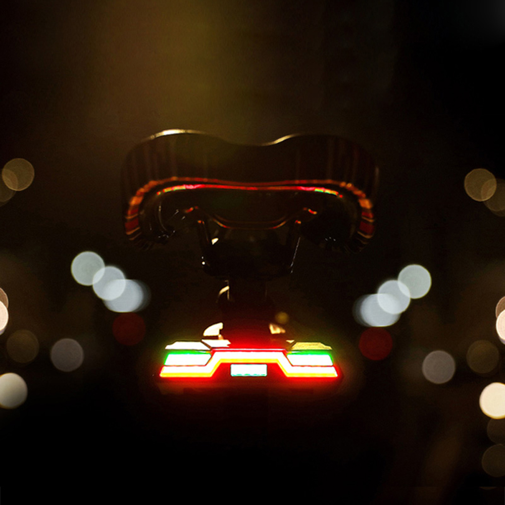 Đèn hậu xe đạp siêu sáng với LED 85LM, bằng chất liệu ABS không thấm nước, sạc USB