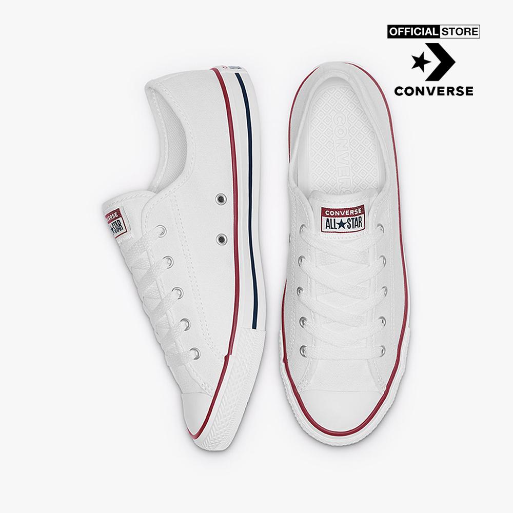 CONVERSE - Giày sneakers nữ cổ thấp Chuck Taylor All Star Dainty 564981C-0000_WHITE
