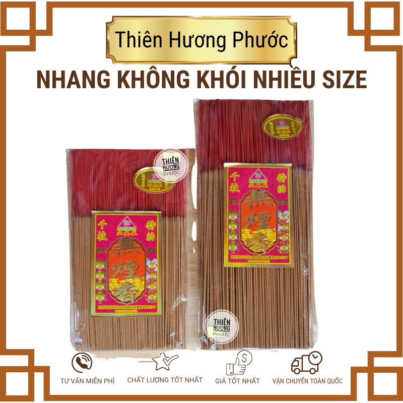 Nhang đũa Vương Kim Thành chữ đỏ 21 cây cao 50cm