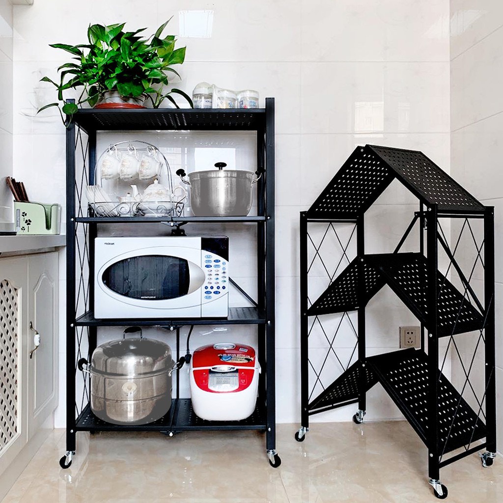 Kệ Bếp Gấp Gọn Đa Năng - Kệ Gấp Gọn Đa Năng 4 Tâng tiện tích trong nhà