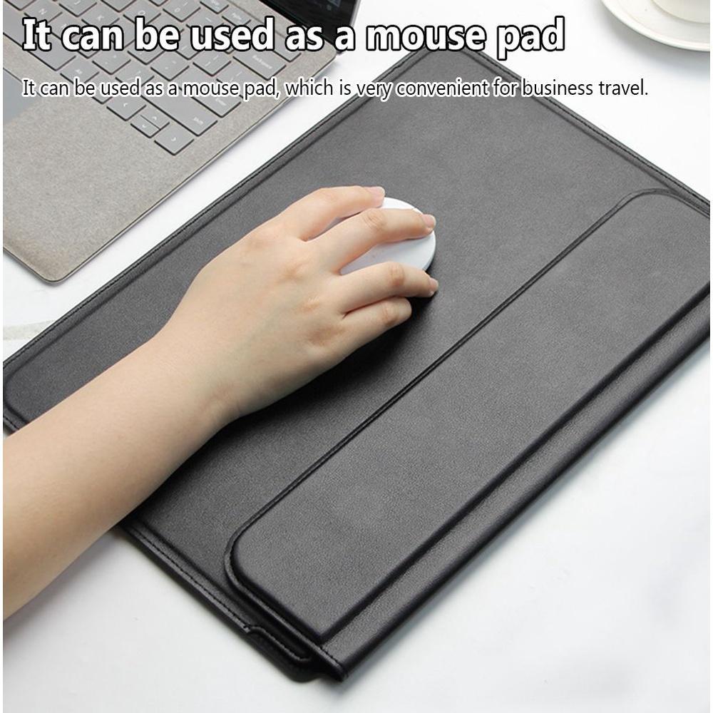 Túi đựng laptop chống sốc bằng da PU nhiều màu tùy chọn tản nhiệt thích hợp cho cỡ 13 15 inch