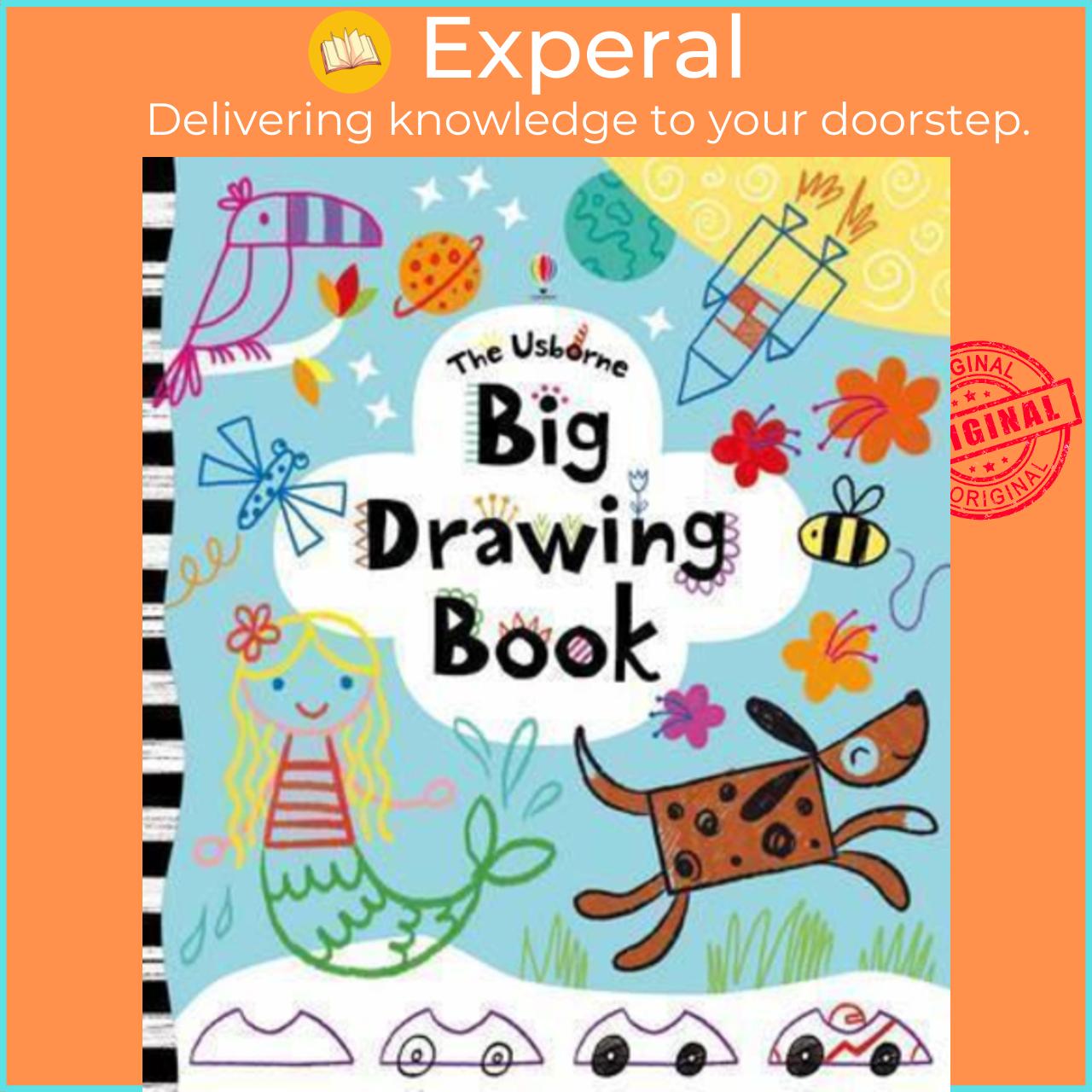 Sách - Big Drawing Book by Fiona Watt