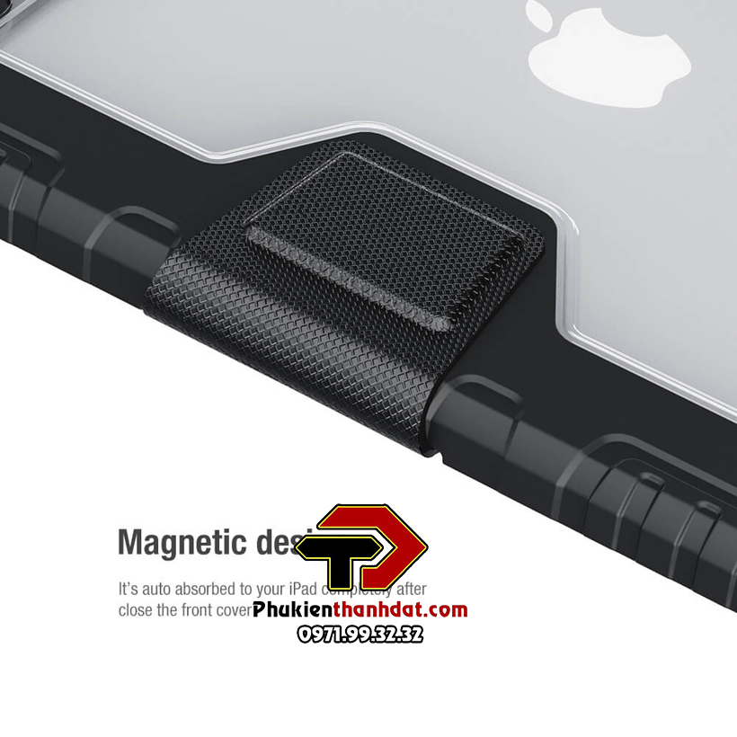Bao da chống sốc cho iPad Pro 11 2022 M2 có ngăn đựng bút, bảo vệ camera sau