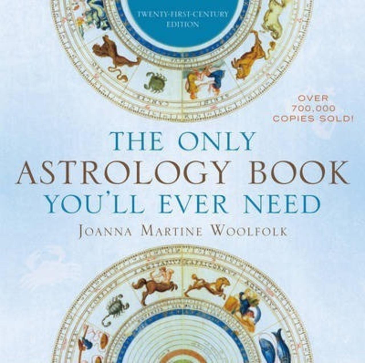 Sách - The Only Astrology Book You'll Ever Need by Joanna Martine Woolfolk (US edition, paperback)