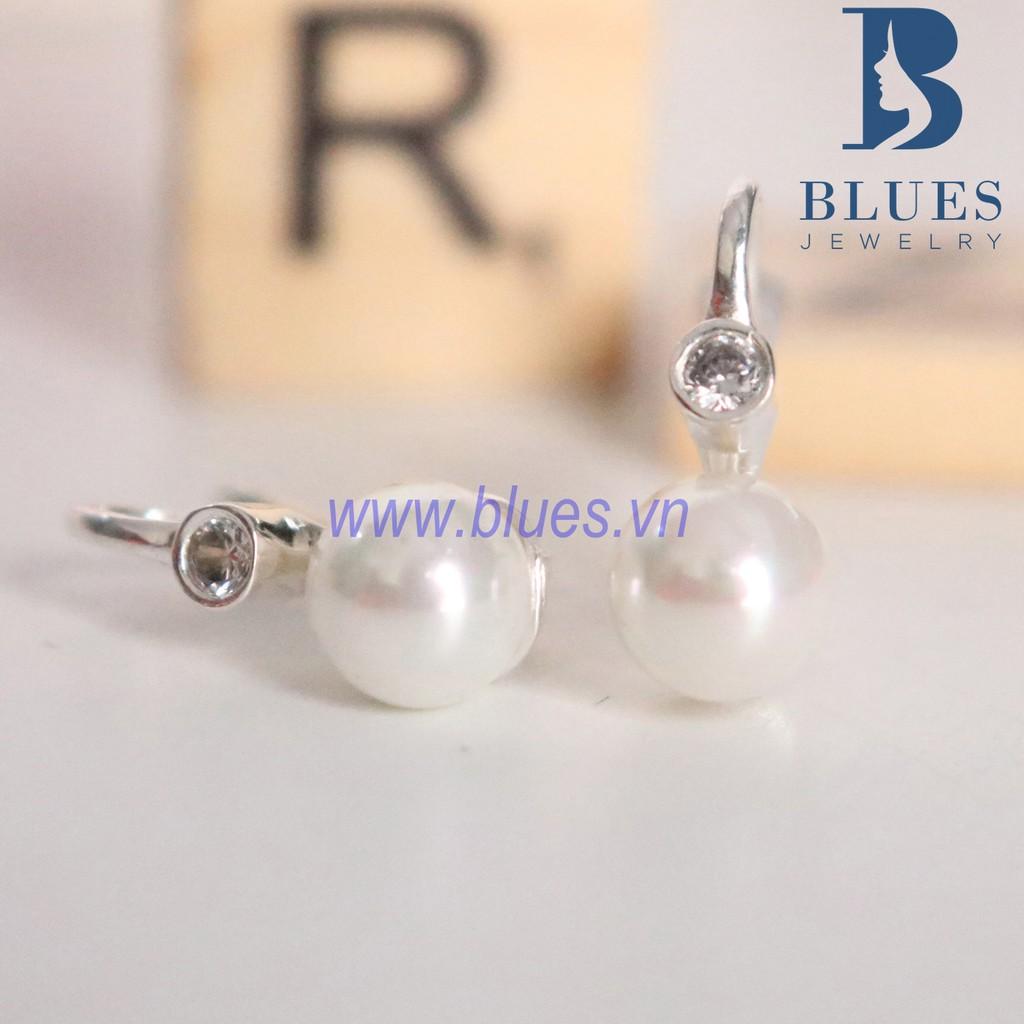 (BẠC THẬT 100%) Bông Tai Bạc Nữ Galaxy Pearl