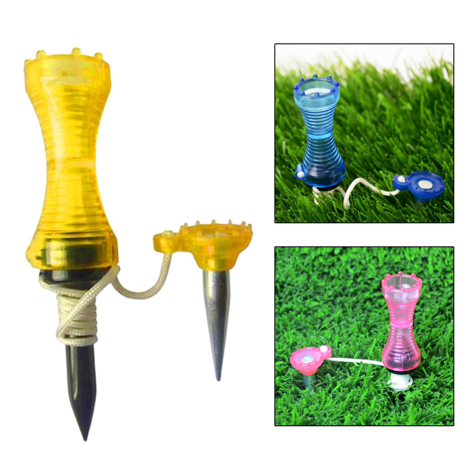 3-4pack 3.2inch Golf Tees Ball Holder Practicing Unbreakable Yellow