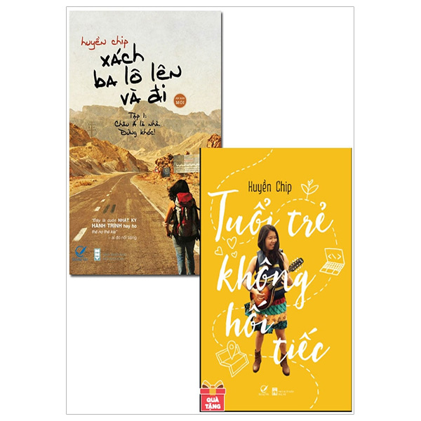 Combo Xách Ba Lô Lên Và Đi - Tập 1 - Châu Á Là Nhà. Đừng Khóc + Tuổi Trẻ Không Hối Tiếc - Tặng Kèm 1 Bookmark