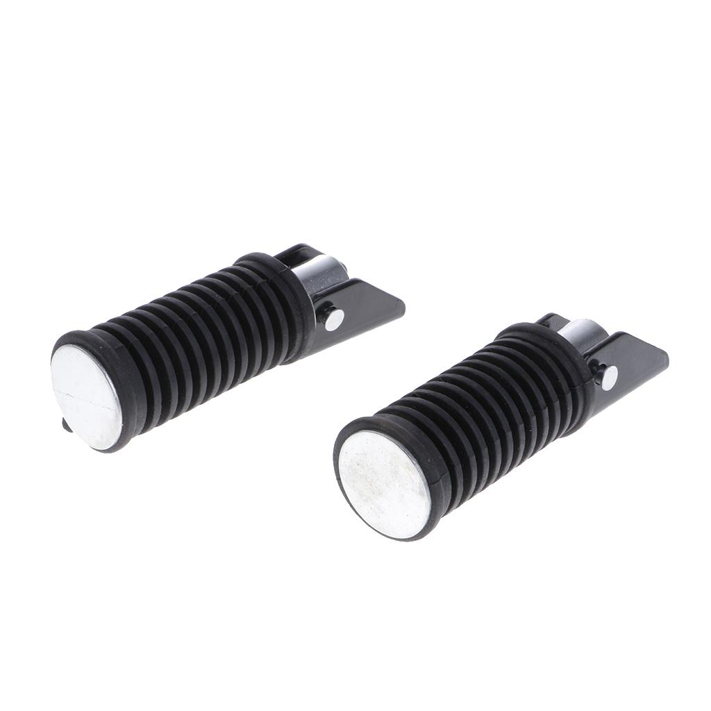 2x2 Pieces Motorcycle Foot Rests Pedals Footpegs for for Suzuki GS125 GN125