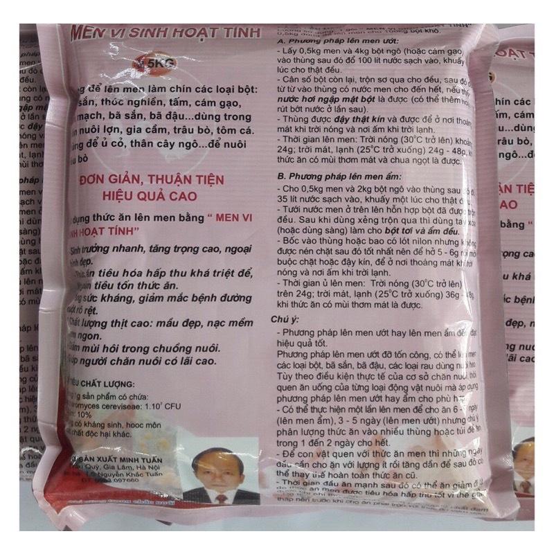 1kg Men Vi Sinh Hoạt Tính Dùng Để Ủ Thức Ăn Chăn Nuôi Trâu, Bò, Lợn, Gà, Vịt...