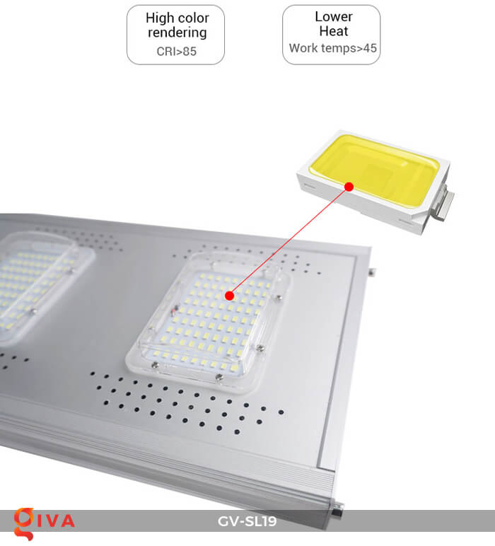 Đèn đường LED cao cấp năng lượng mặt trời GIVASOLAR-SL19