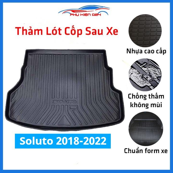 Thảm nhựa lót cốp Soluto 2018-2019-2020-2021-2022 nhựa dẻo dày dặn đàn hồi tốt