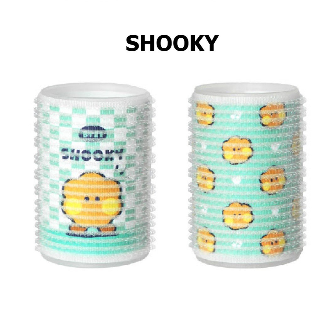 Lô quấn tóc BT21 minini Hair Roll  bộ 4 cái