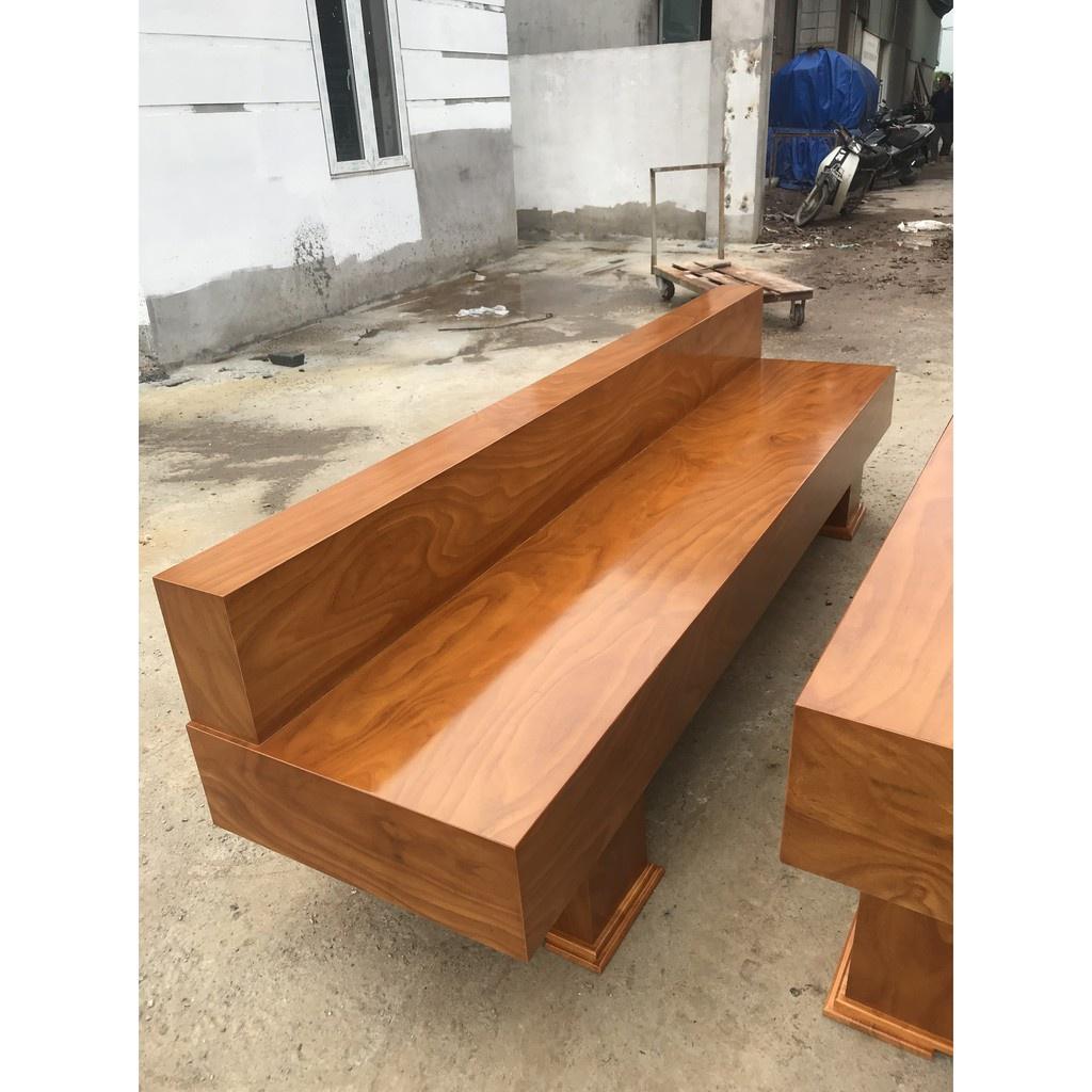 Bộ Bàn Ghế K3 Có Tựa Gỗ Cẩm Vàng