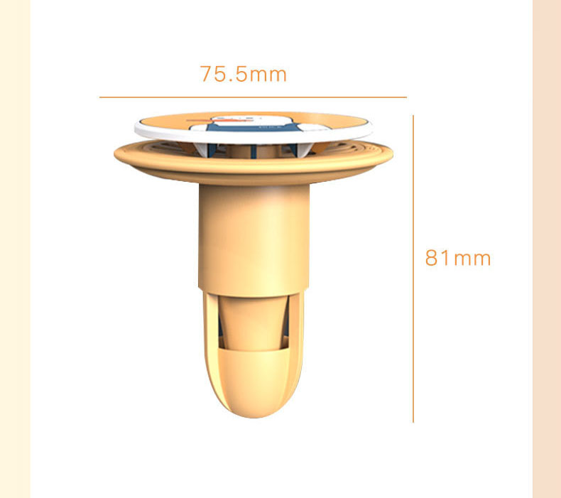 Bộ Lõi Khử Mùi Hôi Cống, Ngăn Côn Trùng - Phễu Thoát Nước, Chặn Tắt Cống-Giao Màu Ngẫu Nhiên
