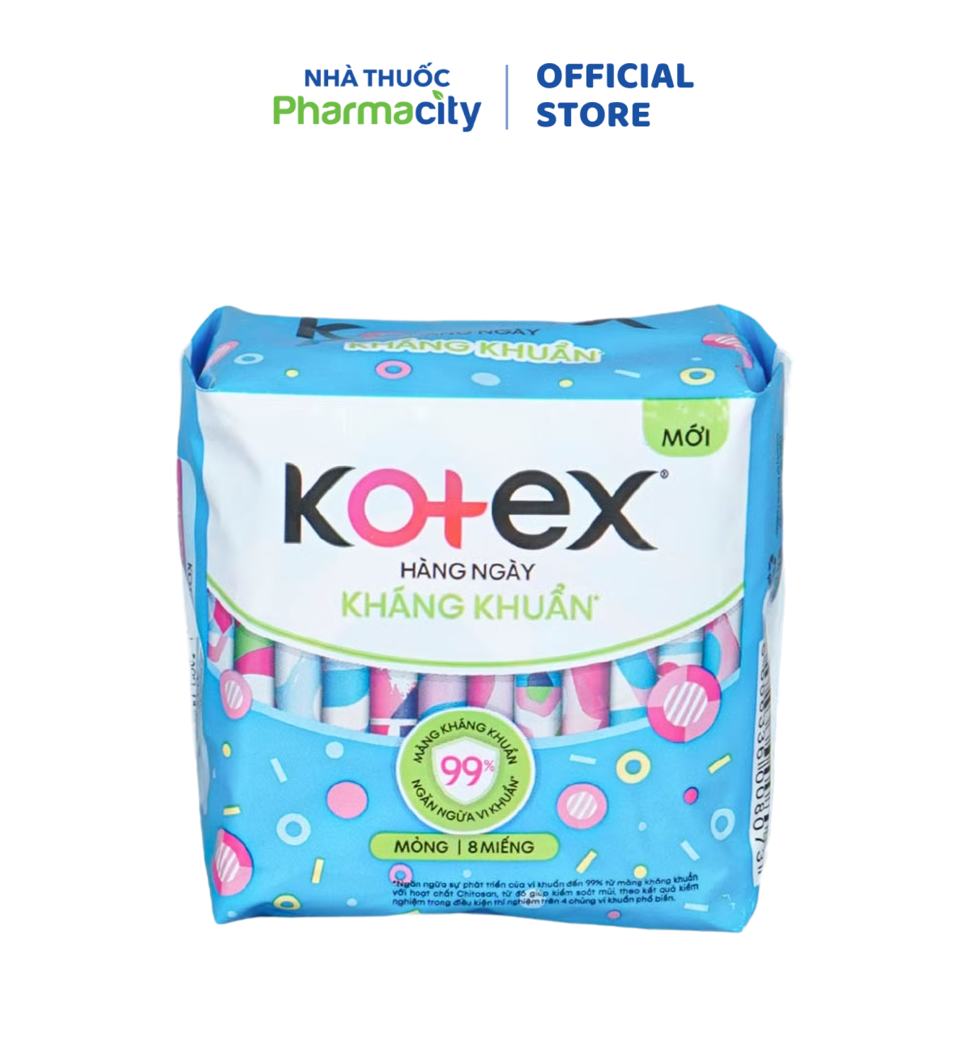 Băng vệ sinh hằng ngày hương tự nhiên Kotex (8 miếng/gói)